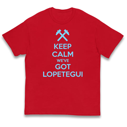 Keep Calm We've Got Lopetegui Kids T Shirt