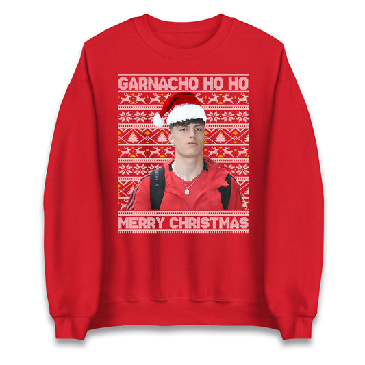 alejandro garnacho christmas sweatshirt