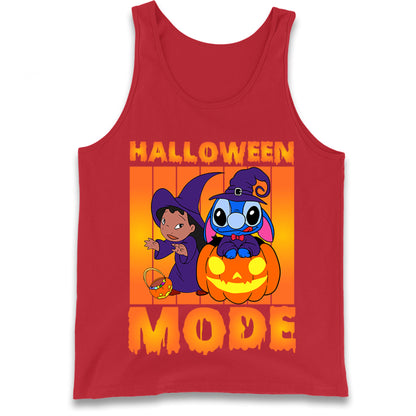 Lilo And Stitch Halloween Mode Tank Top