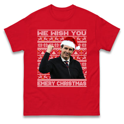 unai emery christmas t shirt