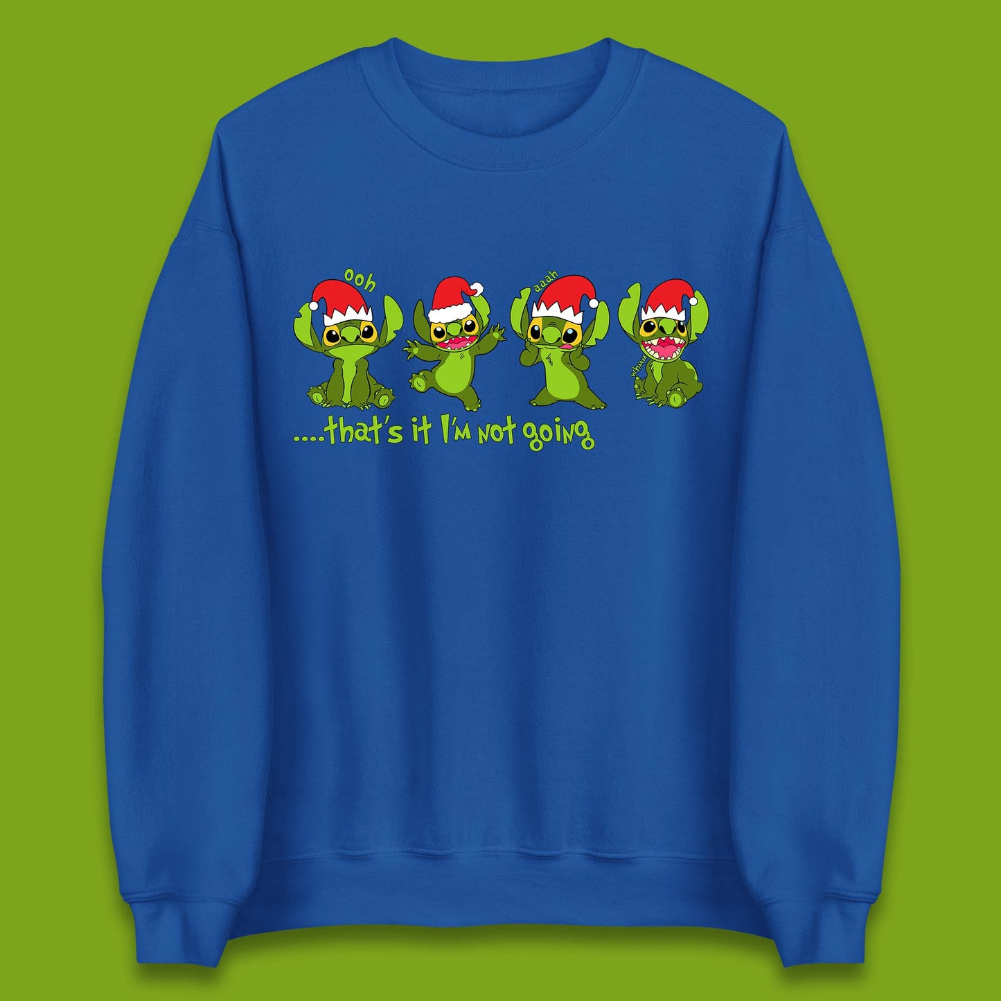 Grinch Stitch Christmas Unisex Sweatshirt