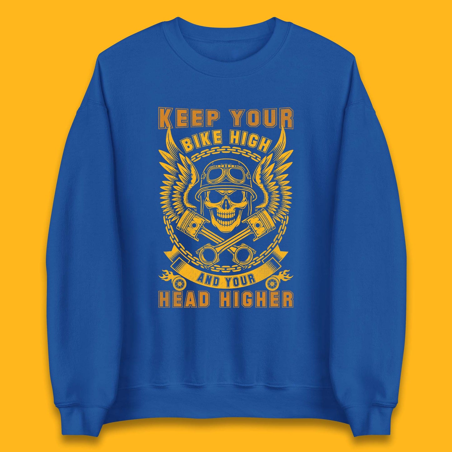 Keep Your Bike High Unisex Sweatshirt