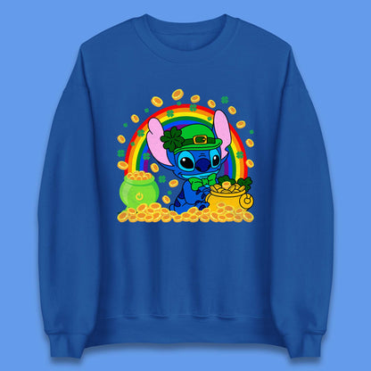 Disney Stitch St Patrick's Day Unisex Sweatshirt