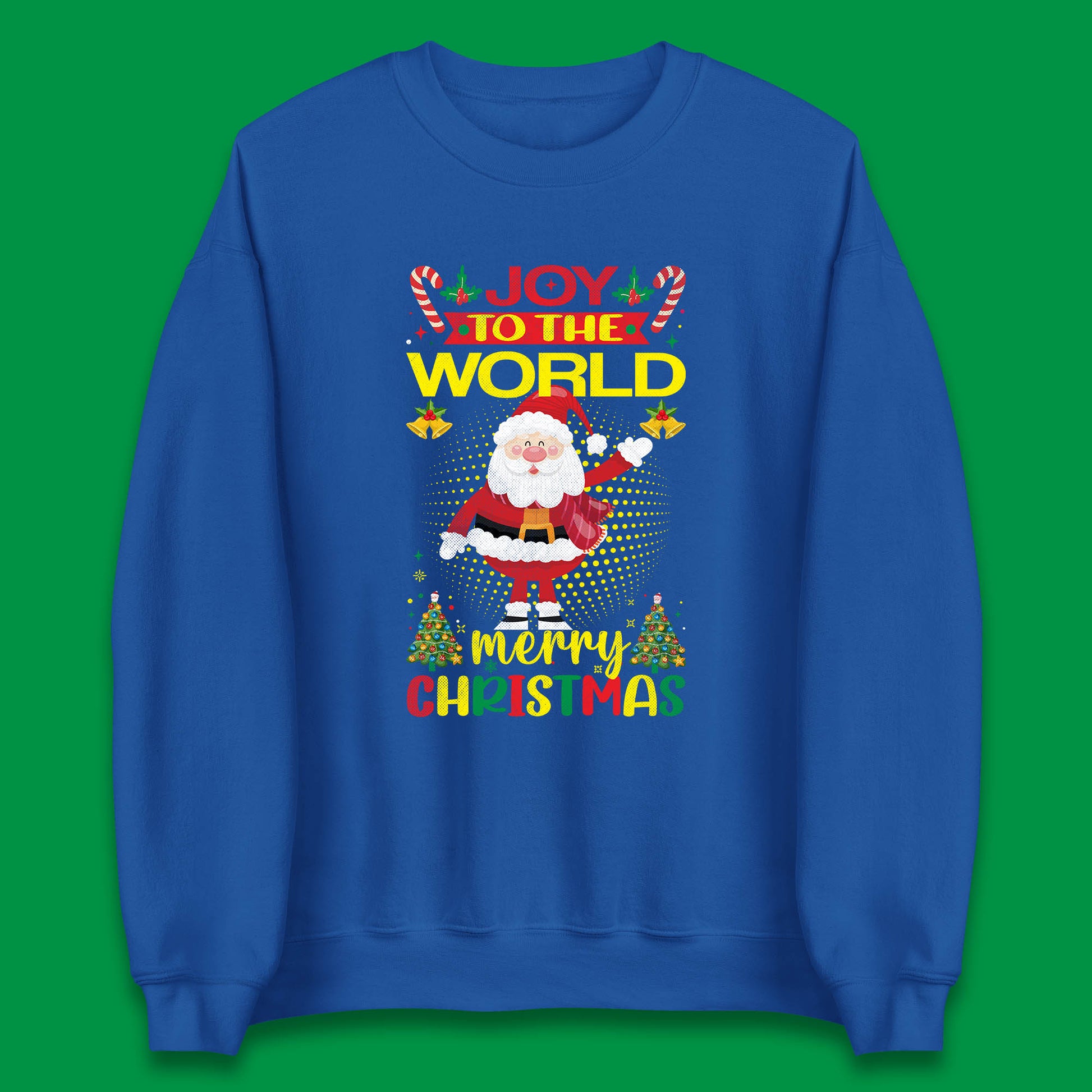 joy to the world christmas sweatshirt