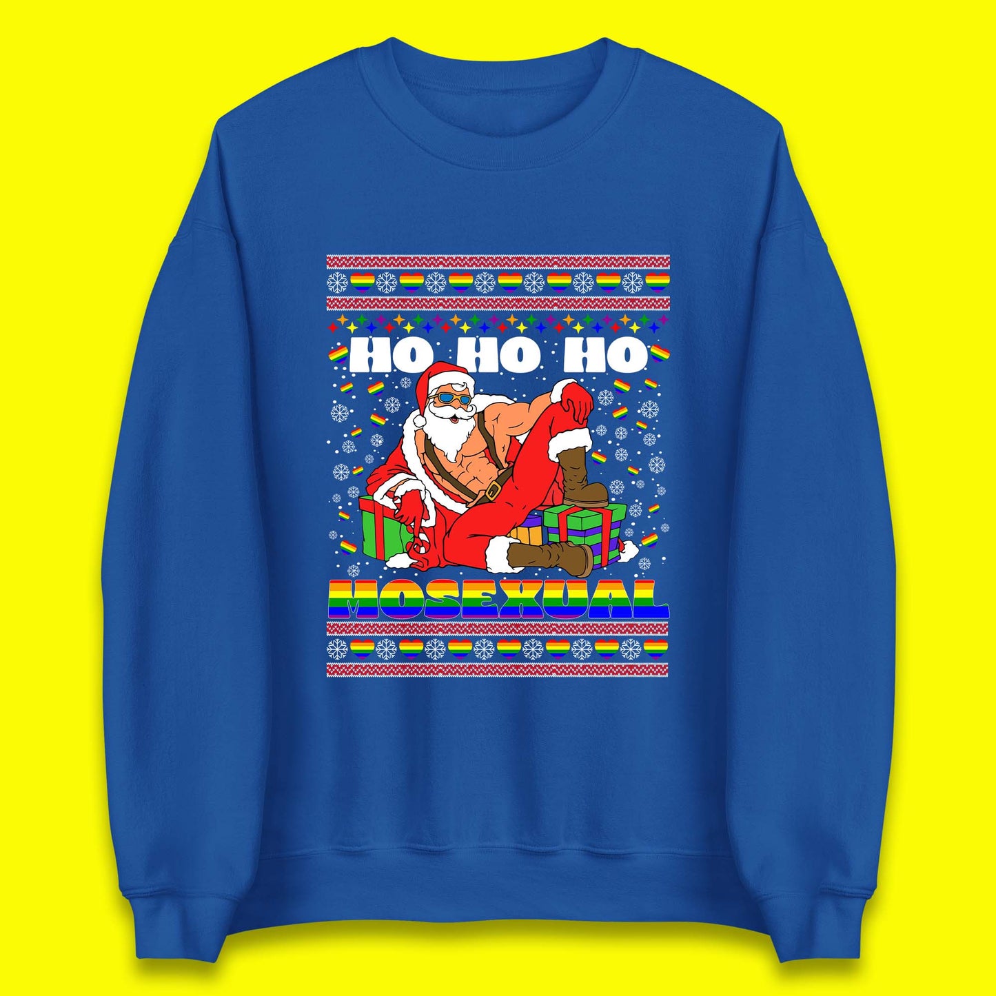 Ho Ho Ho Homosexual Christmas Unisex Sweatshirt