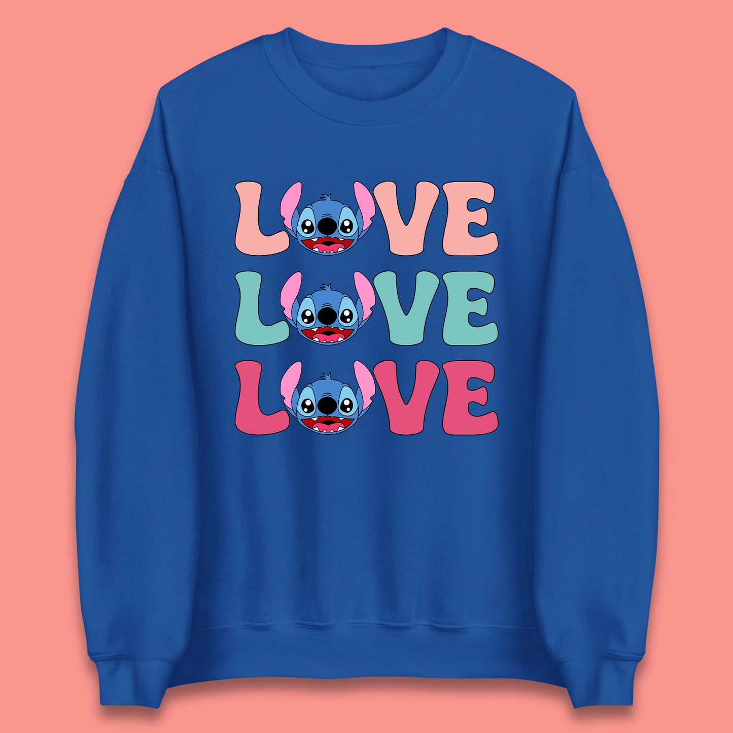 Stitch Love Valentines Unisex Sweatshirt