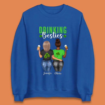 Personalised Drinking Besties Unisex Sweatshirt