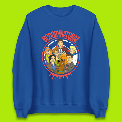 Scooby-Doo Scoobynatural Mash Up Group Shot Poster Happy Halloween Unisex Sweatshirt