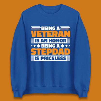 Veteran Stepdad Unisex Sweatshirt