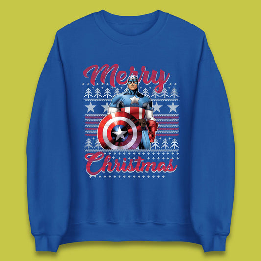 Captain America Christmas Sweater