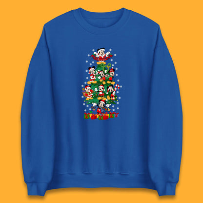 mickey mouse christmas tree sweater