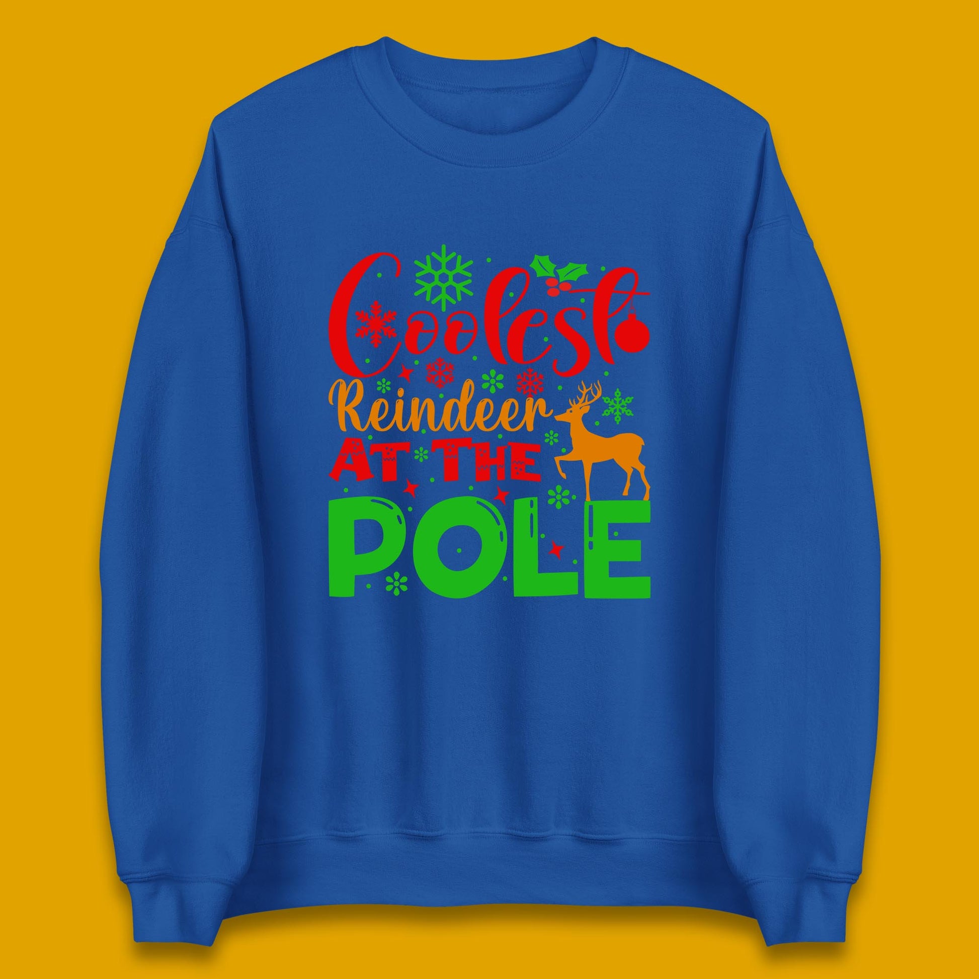 coolest reindeer sweatshirt