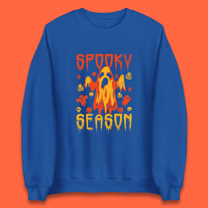 Spooky Season Halloween Ugly Scary Boo Ghost Halloween Vibes Unisex Sweatshirt