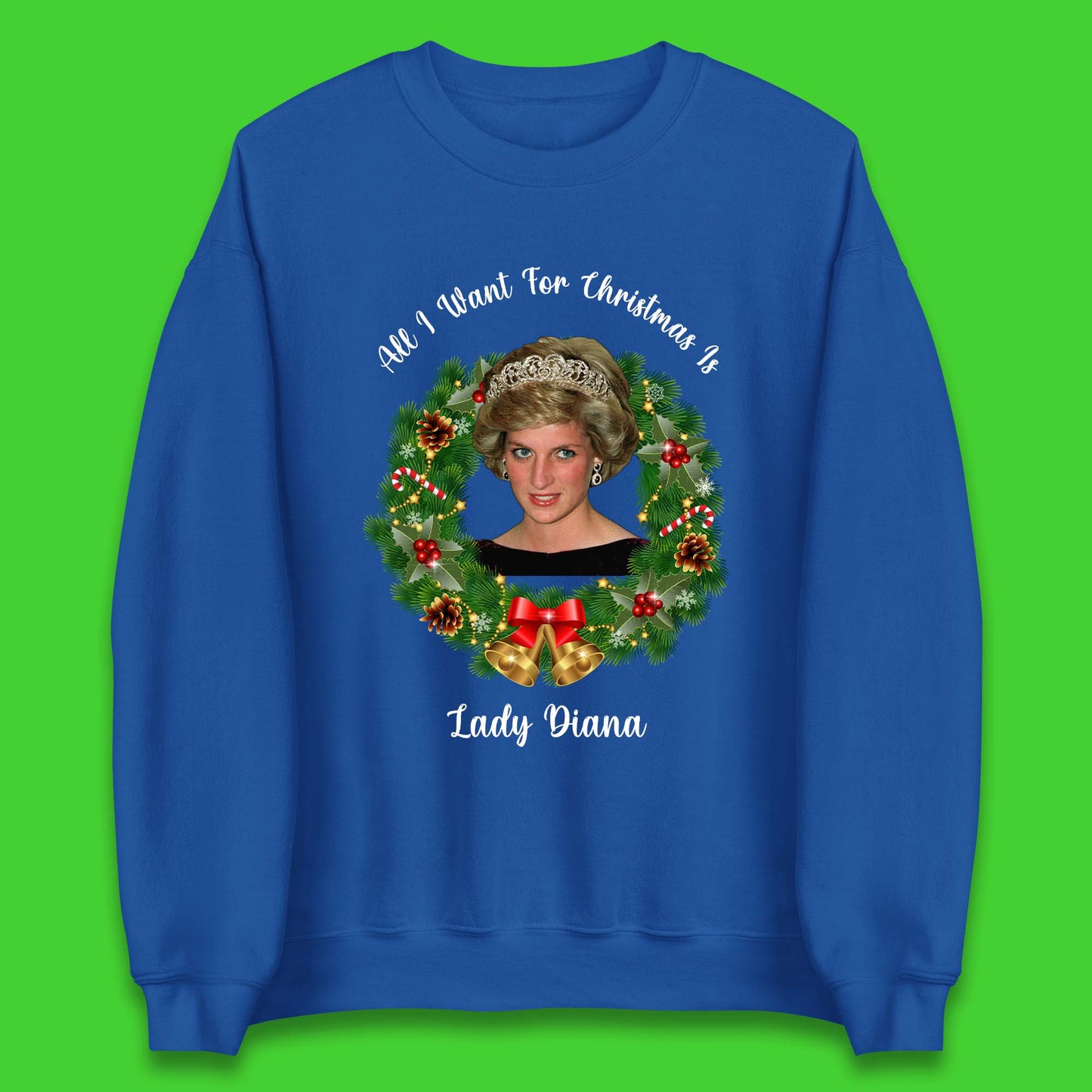 Lady Diana Christmas Unisex Sweatshirt