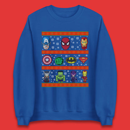 Avengers Superhero Christmas Unisex Sweatshirt