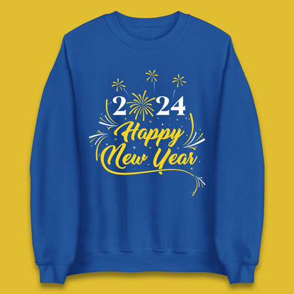 2024 Happy New Year Fireworks Unisex Sweatshirt