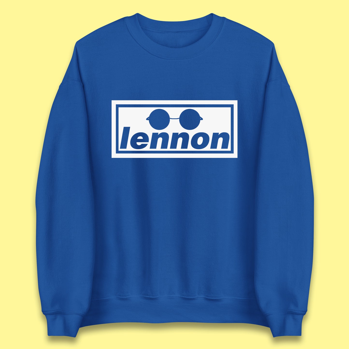 Lennon British Beatles Band John Lennon Singer Songwriter Musician Lennon Glasses Unisex Sweatshirt