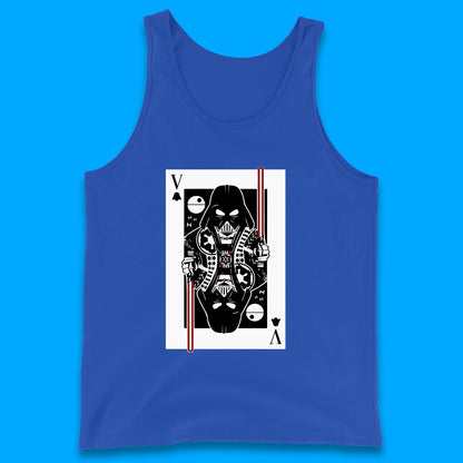 Star Wars Fictional Character Darth Vader Playing Card Vader King Card Sci-fi Action Adventure Movie 46th Anniversary Tank Top