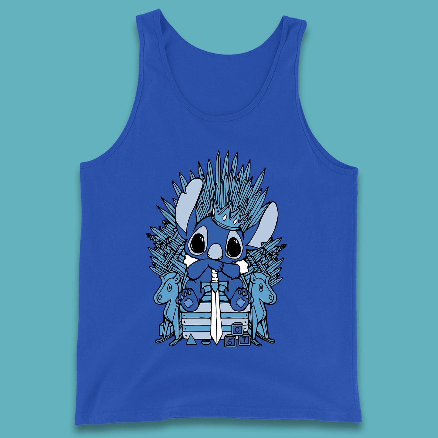 Disney Stitch Game Of Thrones Movie Parody The Throne Lilo And Stitch Tank Top