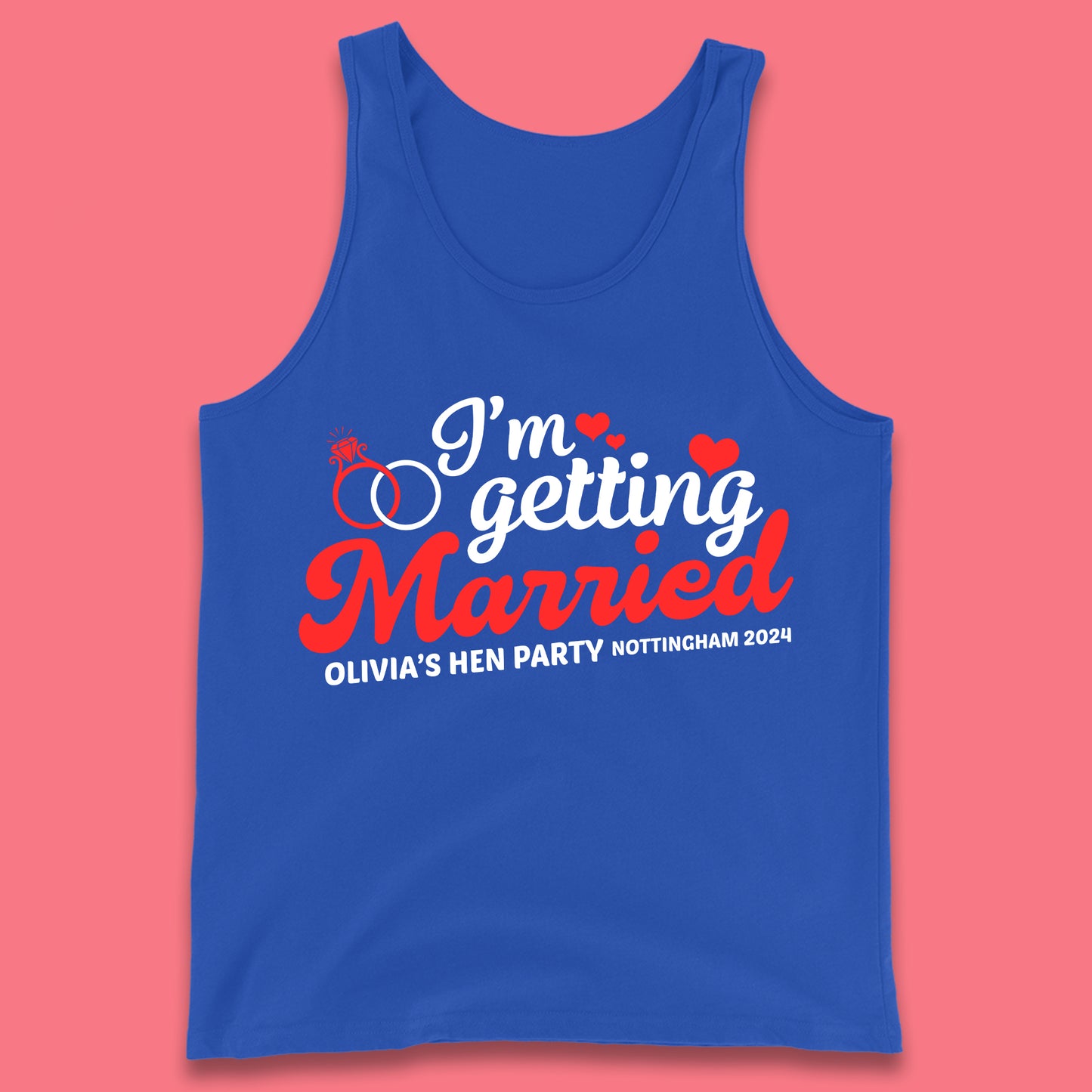 Custom Hen Do Party Tank Top