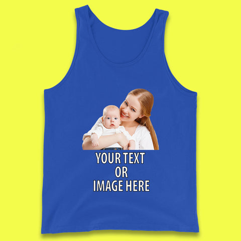 Personalized Custom Text Or Image Here, Custom Photo, Custom Business Logo, Add Your Own Text Customizable Tank Top