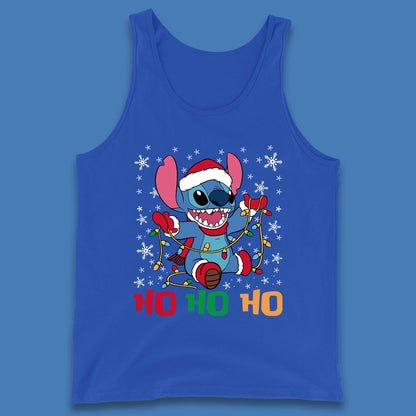 Happy Santa Stitch Christmas Tank Top