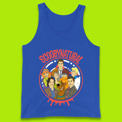 Scooby-Doo Scoobynatural Mash Up Group Shot Poster Happy Halloween Tank Top