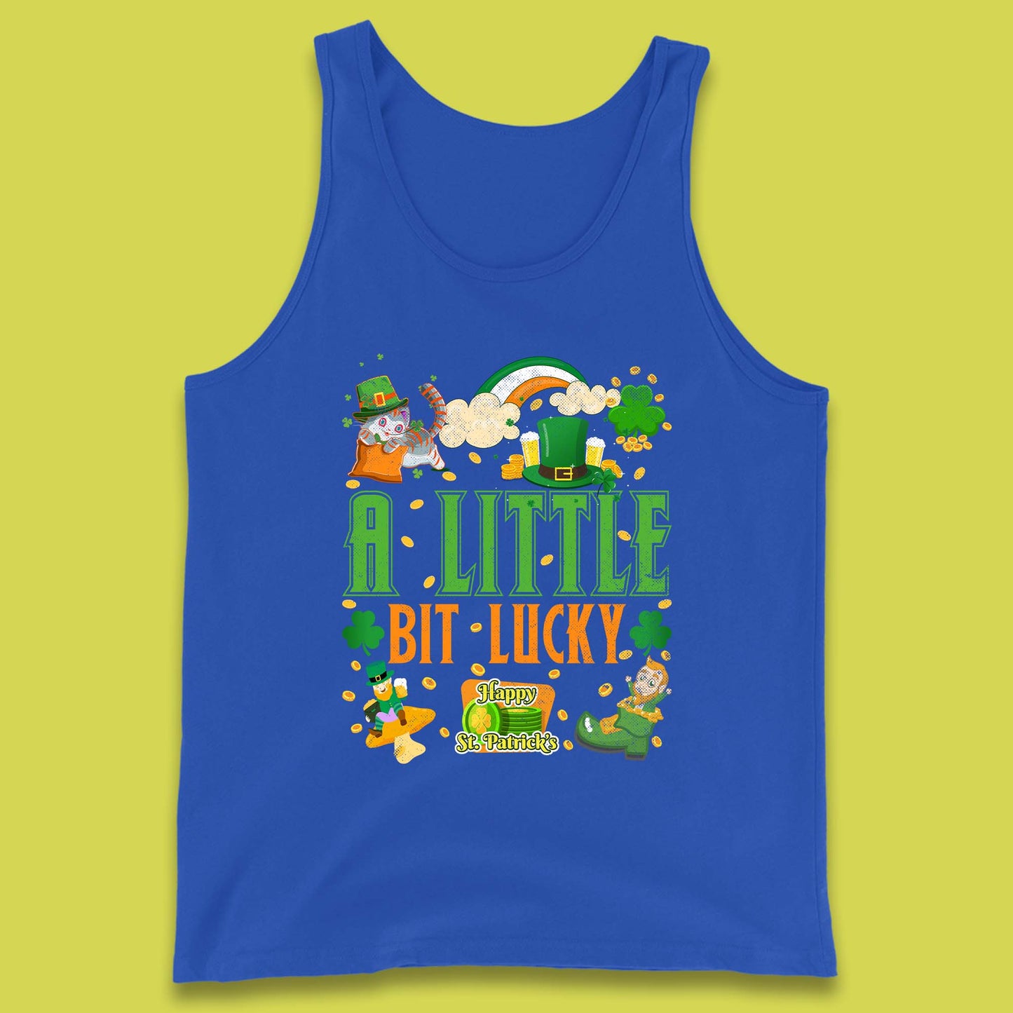 A Little Bit Lucky St. Patrick's Tank Top