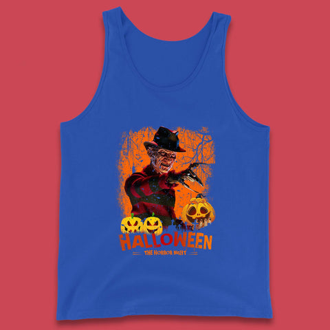 Halloween The Horror Night Freddy Krueger Horror Movie Character Serial Killer Tank Top