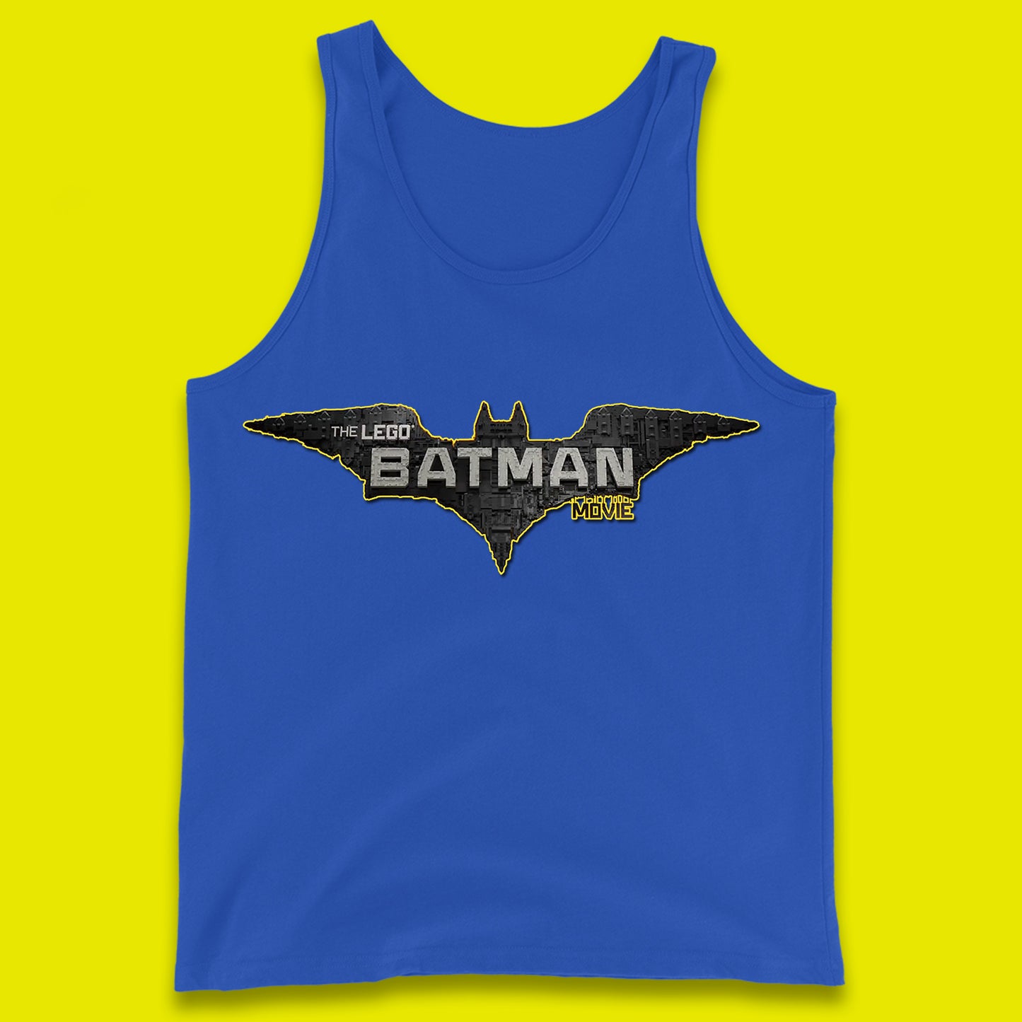 The Lego Batman Movie Computer Animated Superhero Comedy Film DC Comics Lego Batman Tank Top