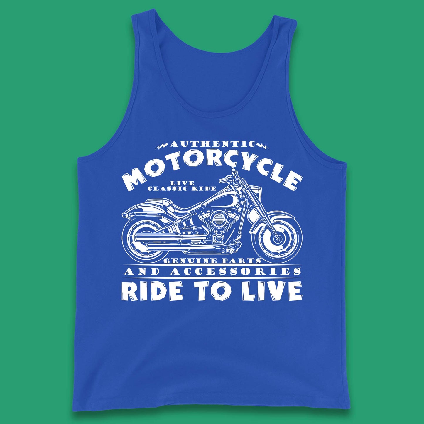 Motorcycle Ride To Live Tank Top