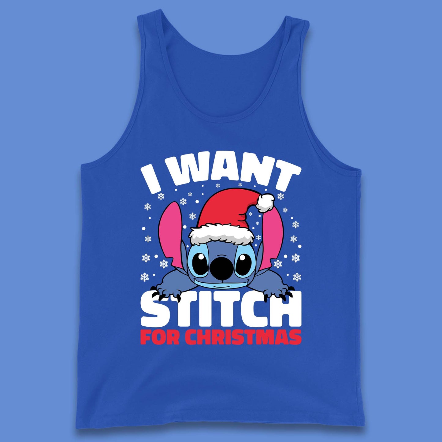 I Want Sticth For Christmas Tank Top