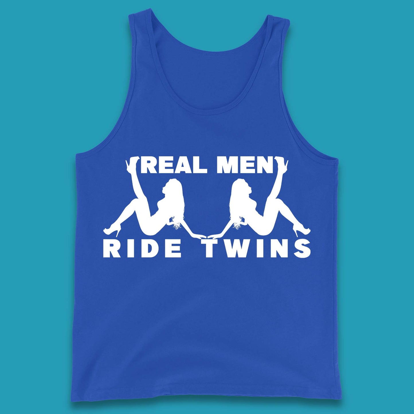 Real Men Ride Twins Tank Top