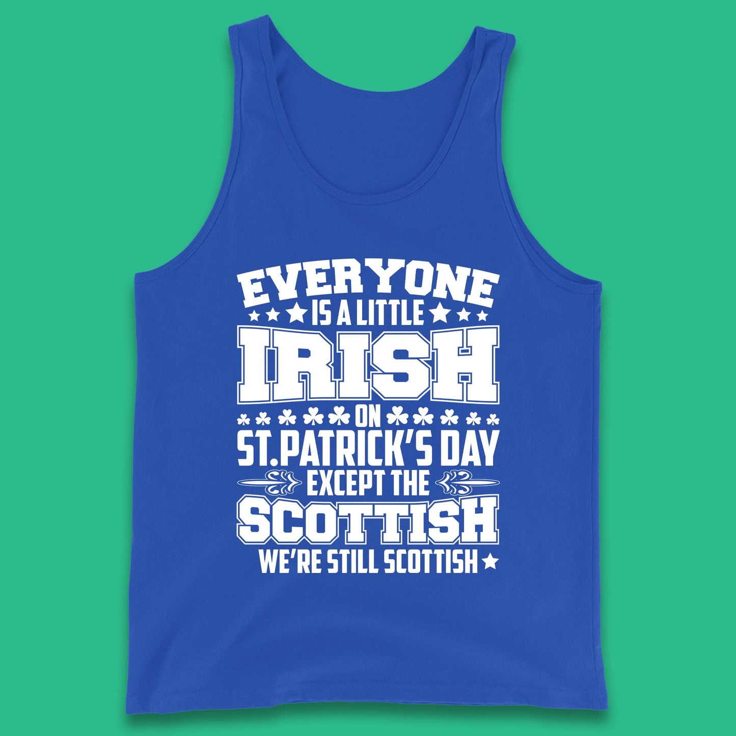 Scottish St Patrick's Day Tank Top