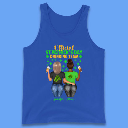 Personalised St. Patrick's Day Drinking Team Tank Top