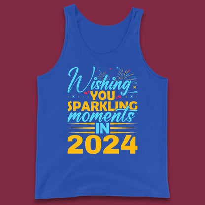 Wishing You Sparkling Moments in 2024 Tank Top