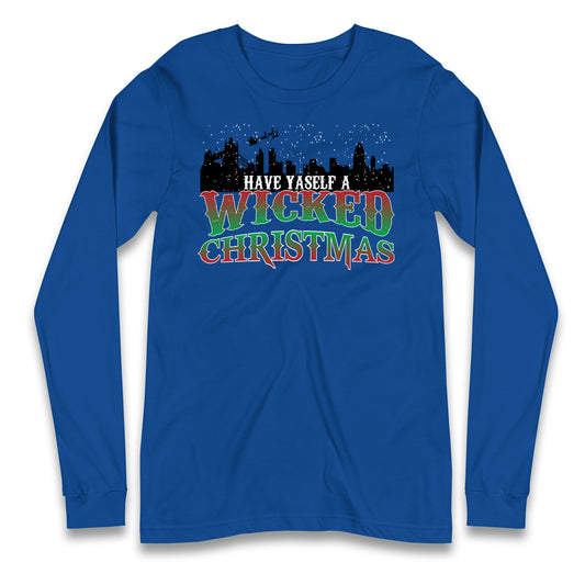 wicked christmas long sleeve t shirt