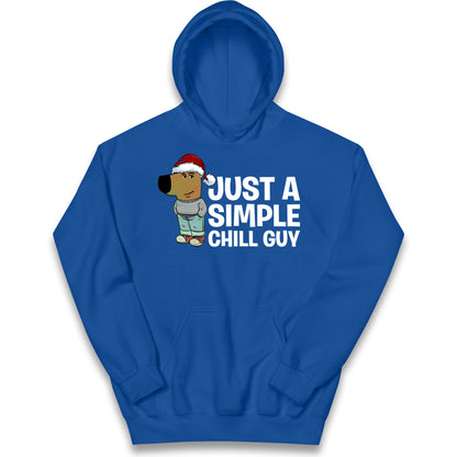 chill guy christmas hoodie