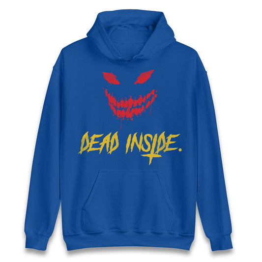 Horror Face Dead Inside Halloween Unisex Hoodie