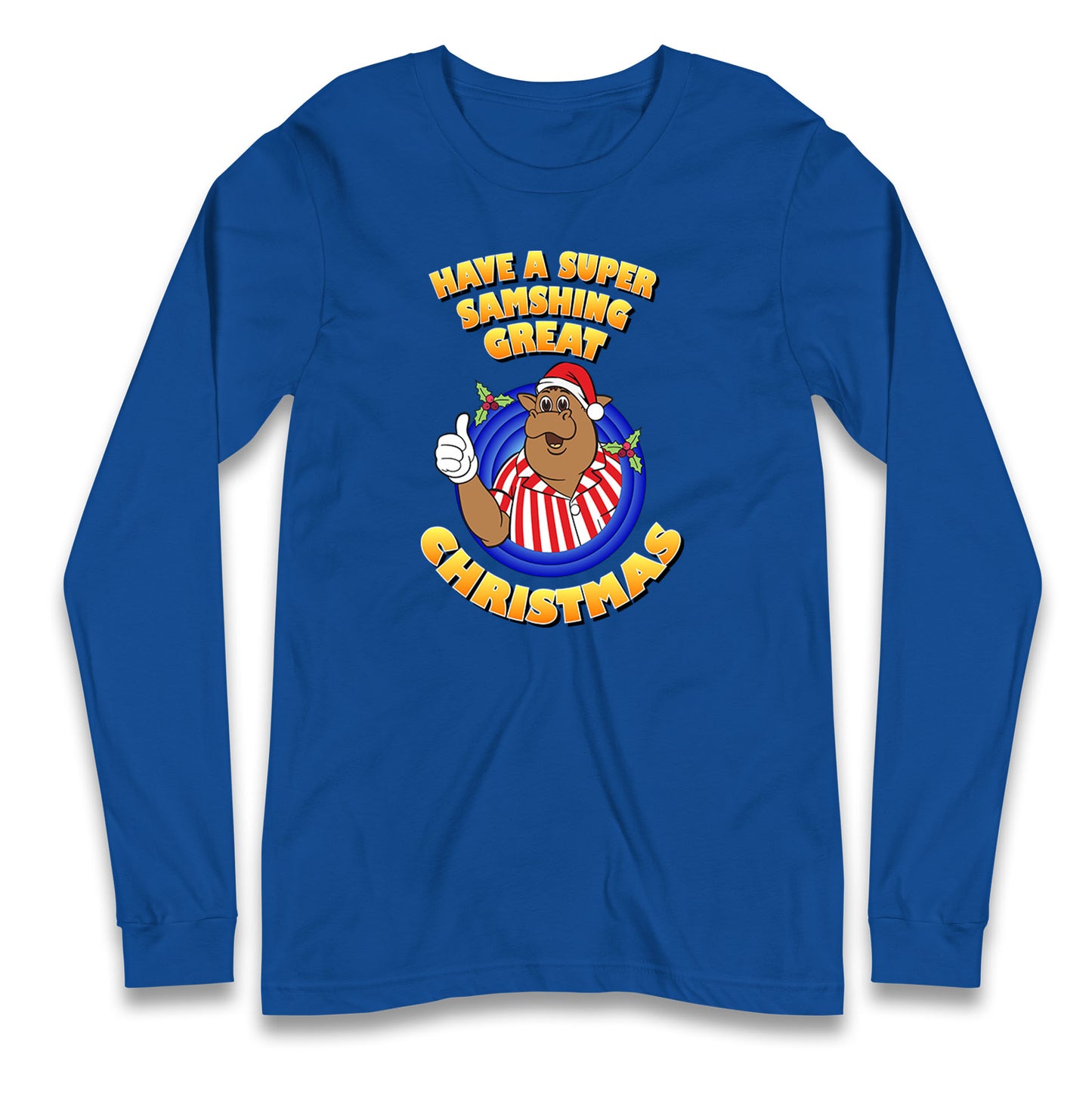 bullseye christmas long sleeve t shirt