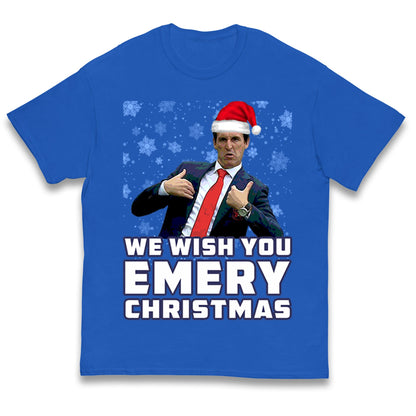 We Wish You Emery Christmas Kids T Shirt