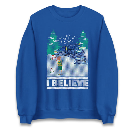 I Beleive Polar Express Christmas Unisex Sweatshirt