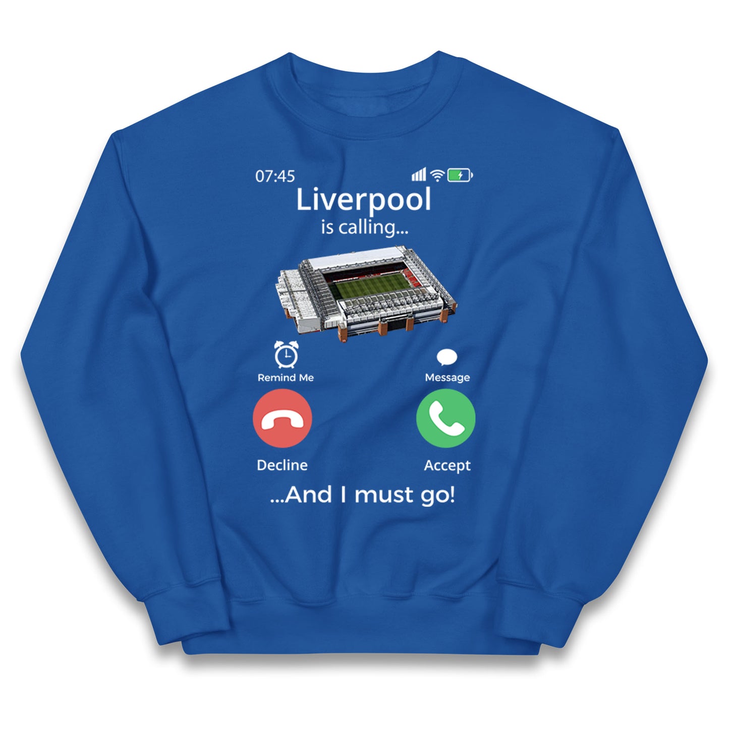 Liverpool Football Kids Jumper Liverpool is Calling Top