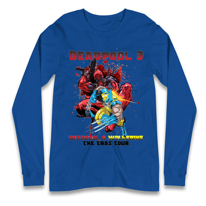 Deadpool and Wolverine The eras Tour Long Sleeve T Shirt