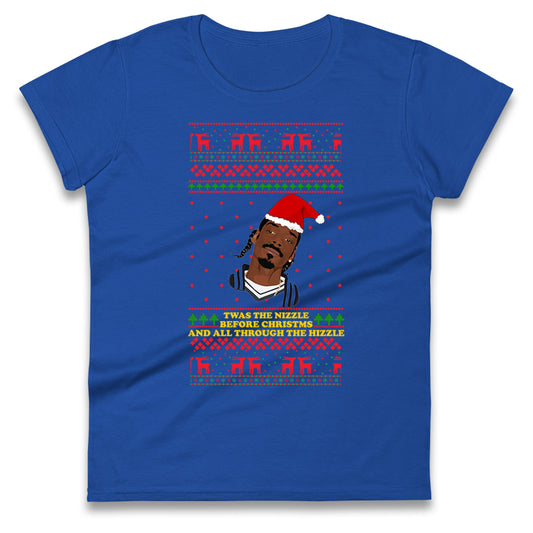 snoop dogg christmas womens t shirt