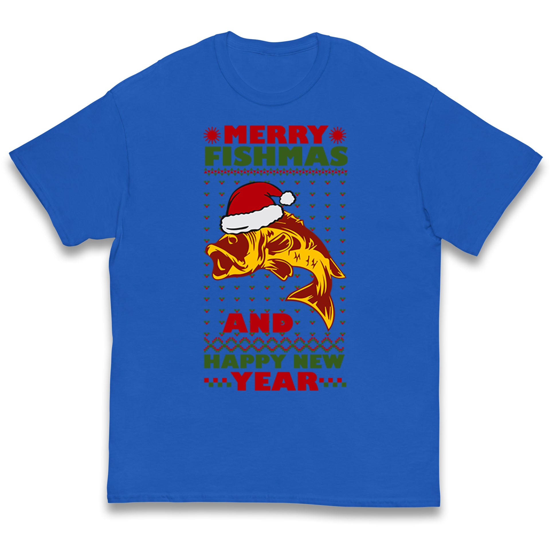 fishing christmas t shirt