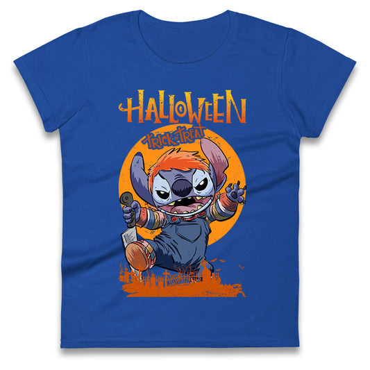 Lilo And Stitch Halloween Womens t shirts