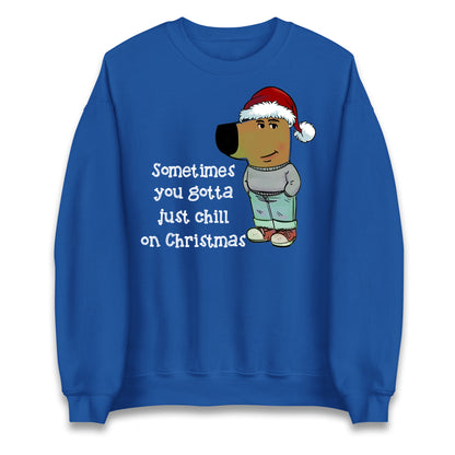 christmas chill guy sweatshirt