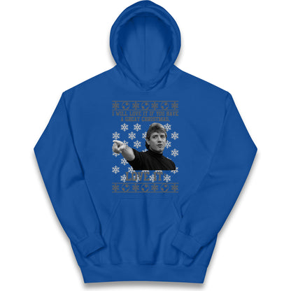 Kevin Keegan Christmas Kids Hoodie