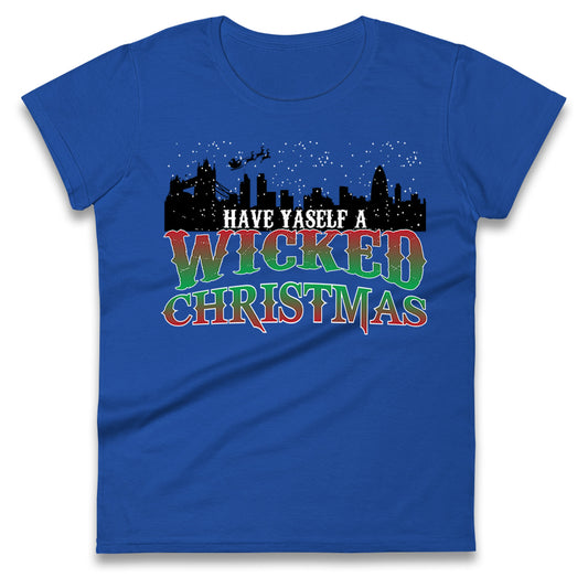 wicked christmas womens t shirt